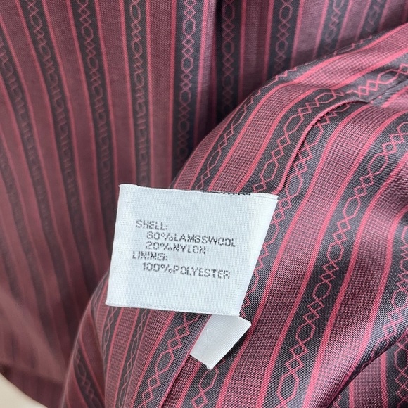 FORCASTER OF BOSTON LADIES PURE WOOL BUTTON DOWN BLACK COAT SIZE: 10 - Picture 11 of 12